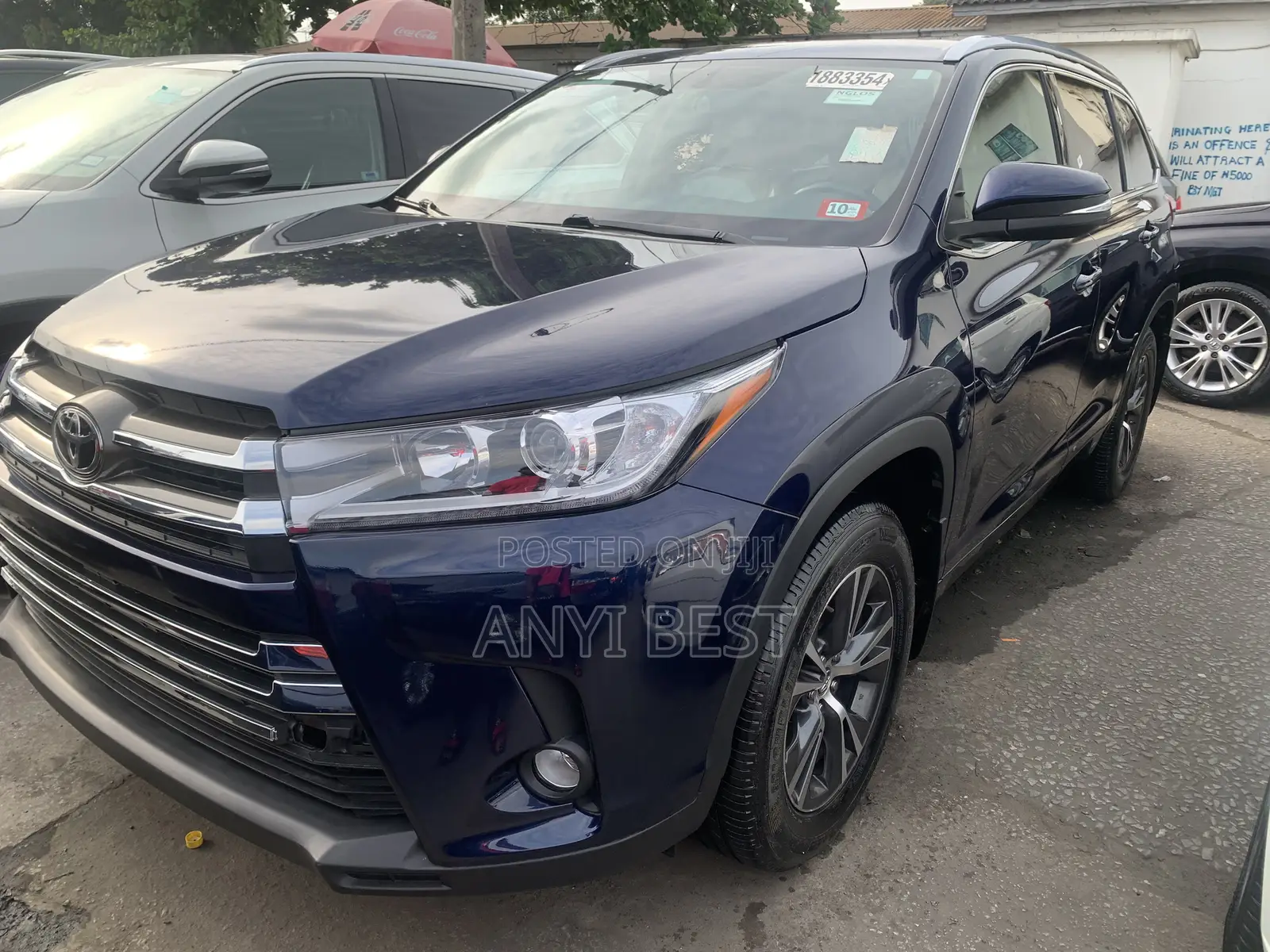 Toyota Highlander 2016 Blue