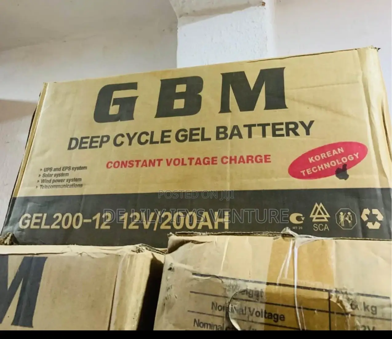 GBM 200ah/12v Solar Battery