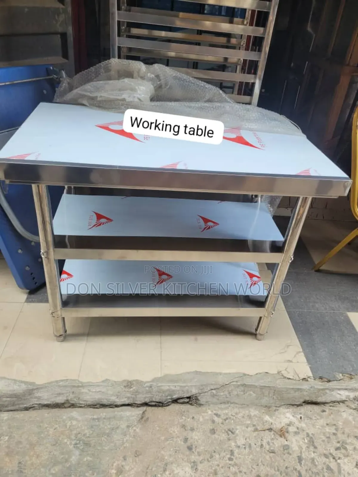 Four Fit Working Table With Double Step