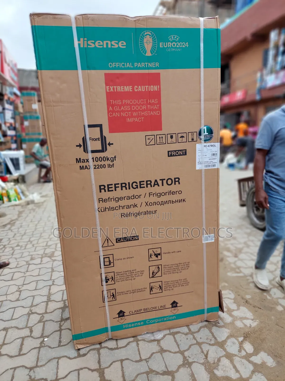 Side by Side Inverter Glass Fridge With Dispenser