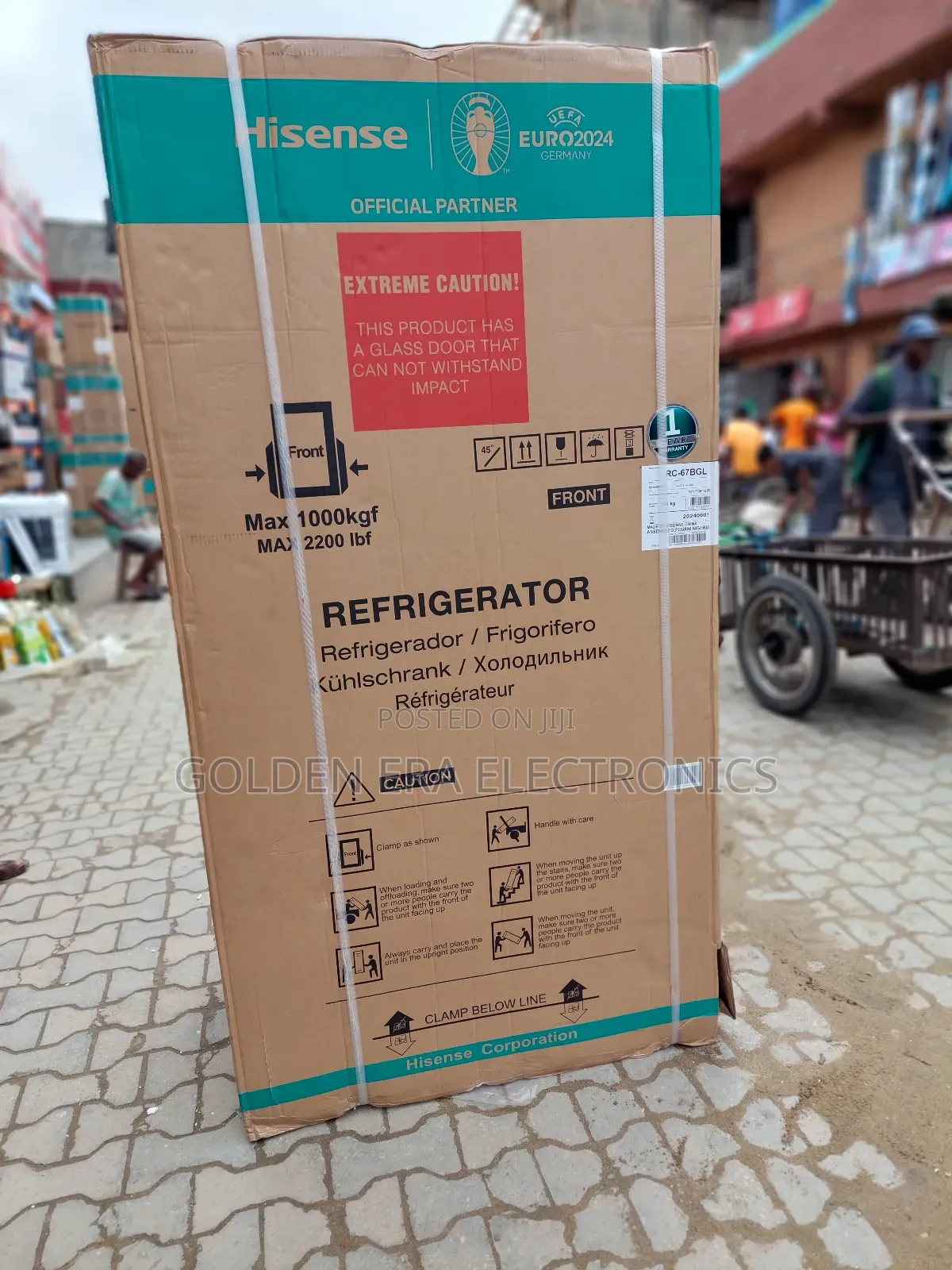 Side by Side Inverter Glass Fridge With Dispenser