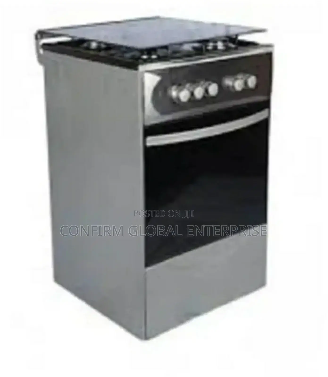 Maxi Gas Cooker 50x50 Cm (3+1) Burners Inox