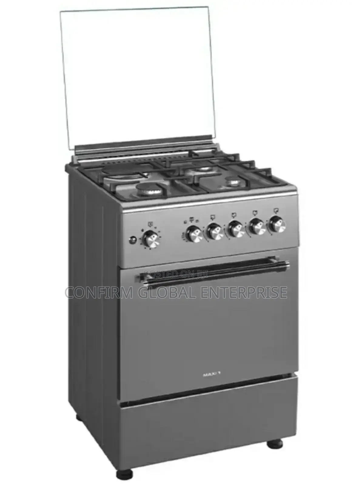 Maxi Gas Cooker 60x60 Cm (3+1) Burners Igl Inox (Tr)