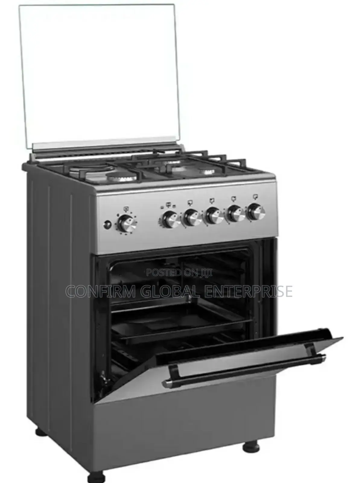 Maxi Gas Cooker 60x60 Cm (3+1) Burners Igl Inox (Tr)