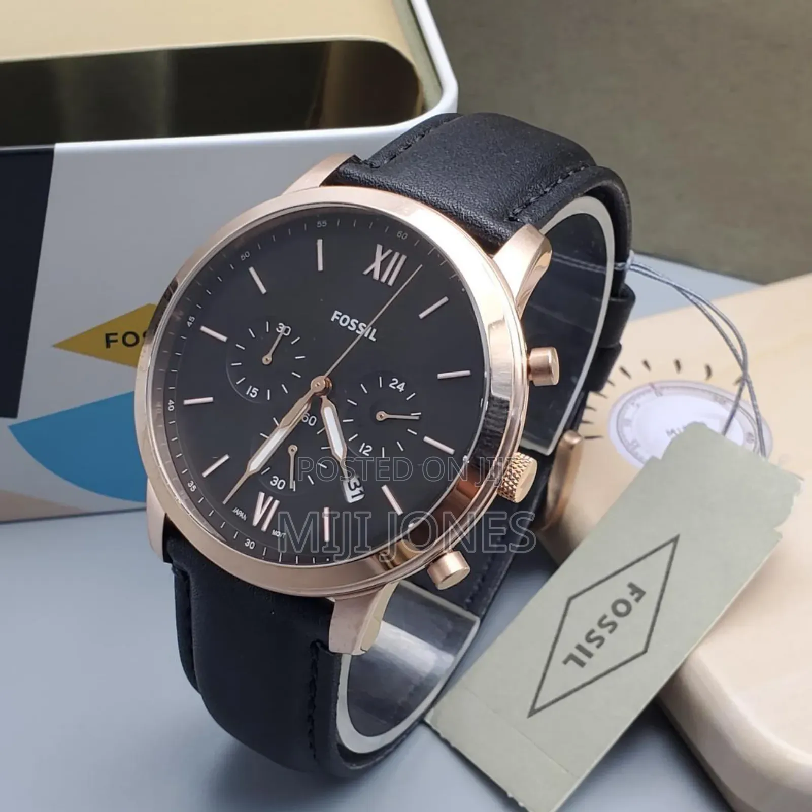 Neutra Chronograph Leather Watch