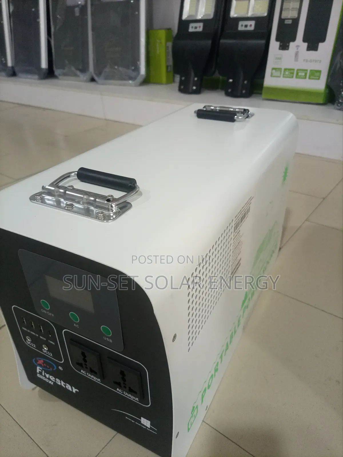Five Star Solar Power Station 24v With Lithium Battery