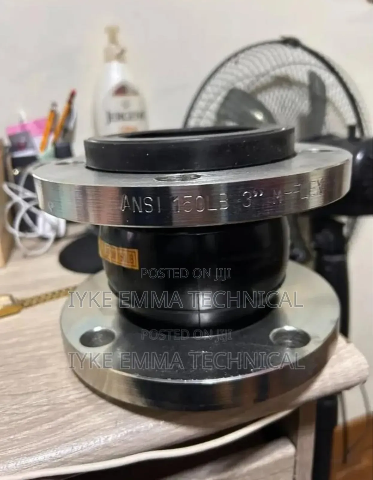 3" X 150# Flexible Rubber Expansion Joint