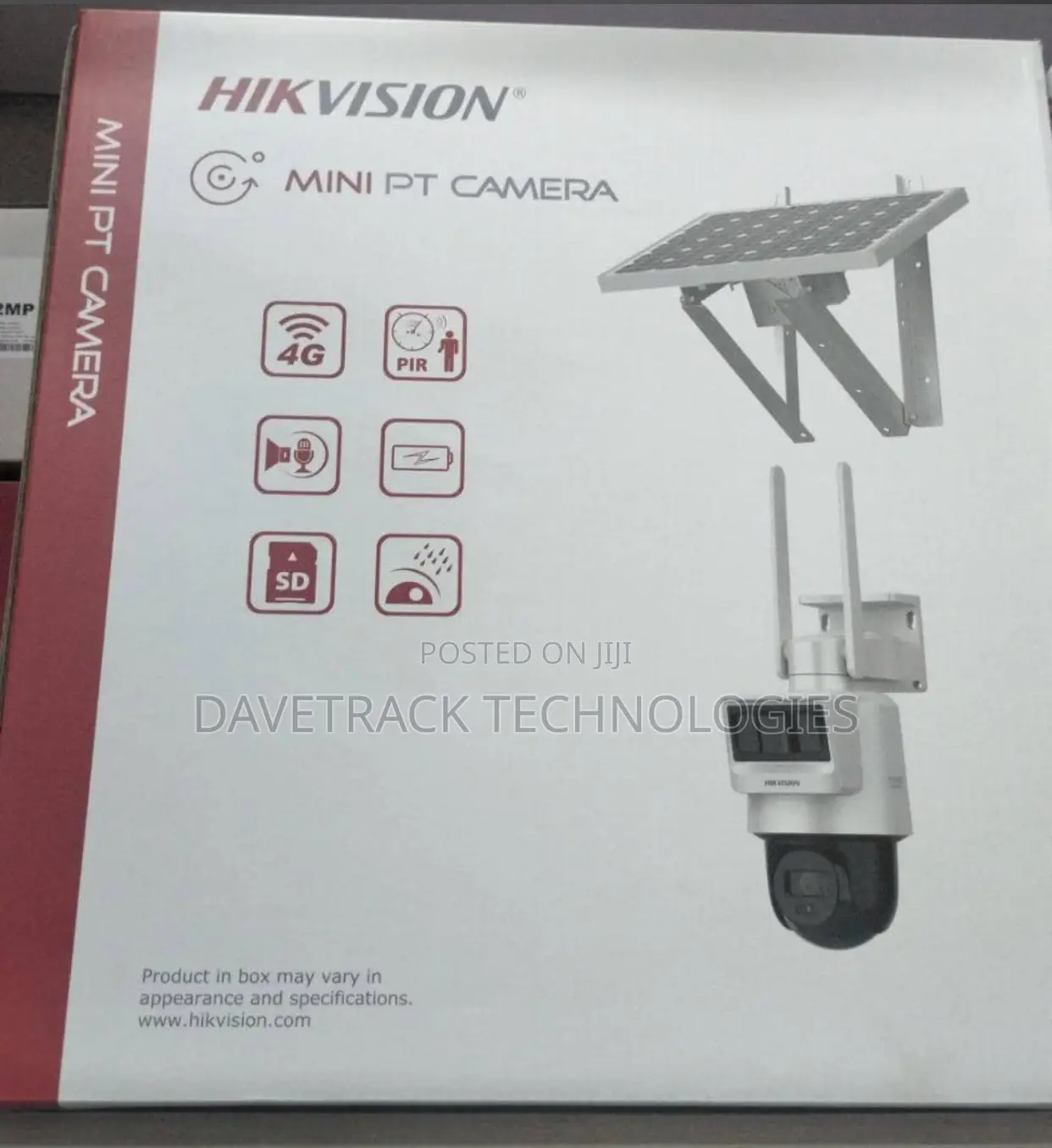 Hikvision 4mp Pro Solar Powered Security Pt Camera
