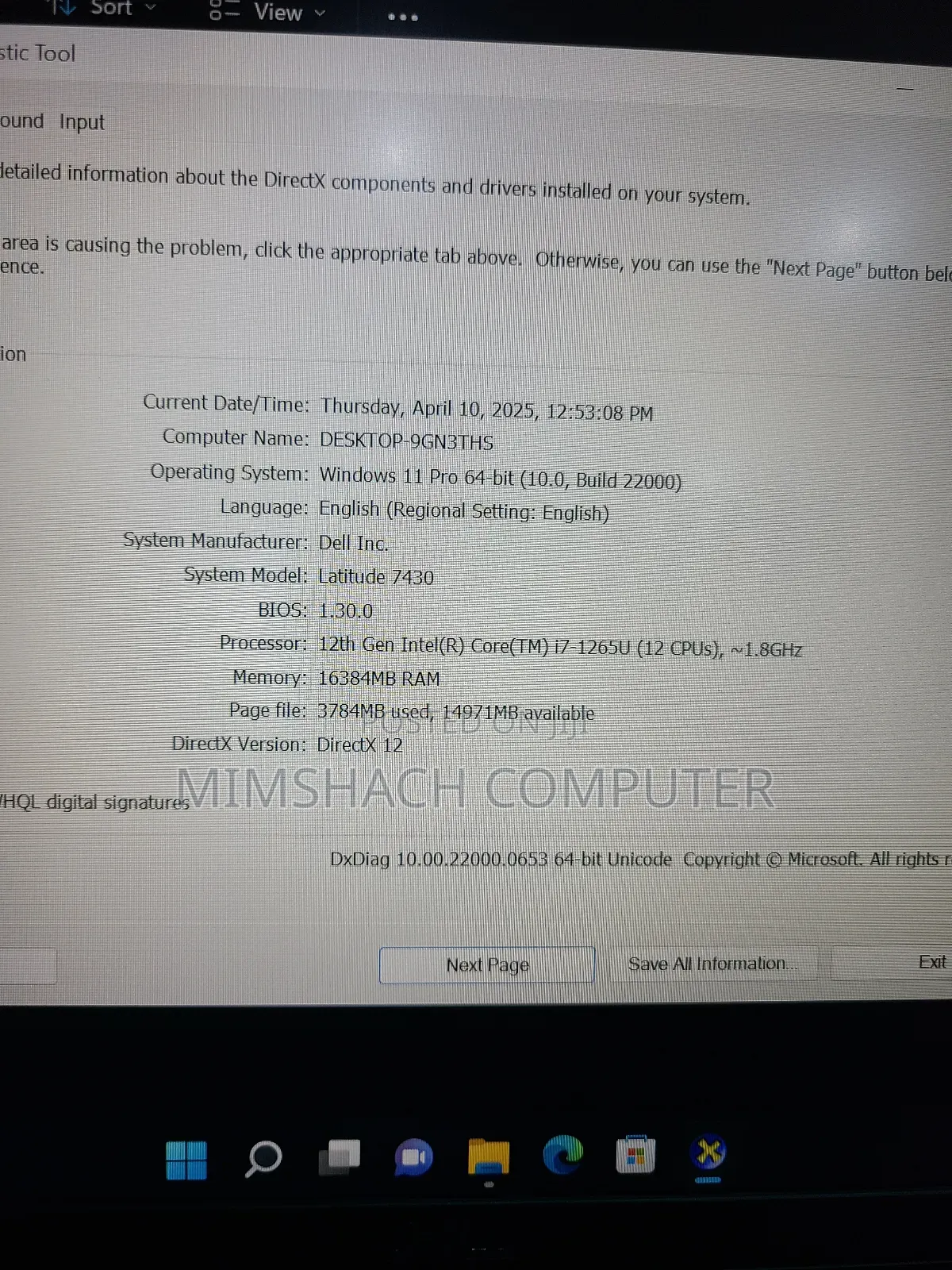 Laptop Dell Latitude 7430 16GB Intel Core I7 SSD 512GB