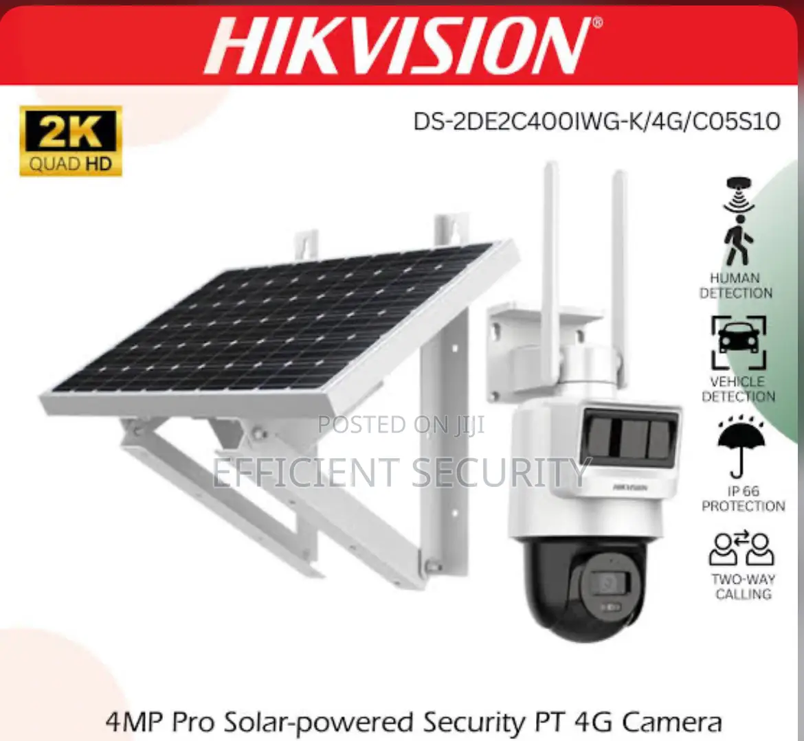 Hikvision 4g Smart Camera With Solar