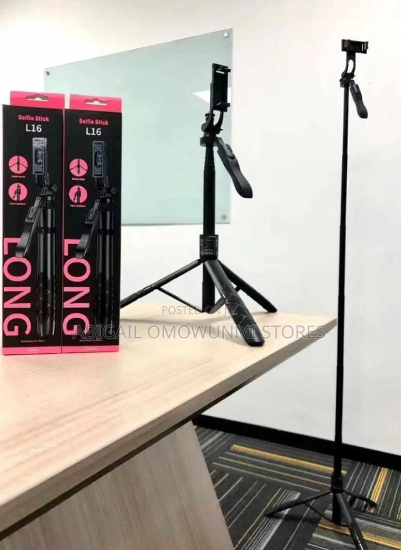 L16 Long Selfie Stick With Tripod Stand