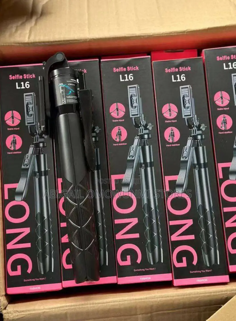 L16 Long Selfie Stick With Tripod Stand