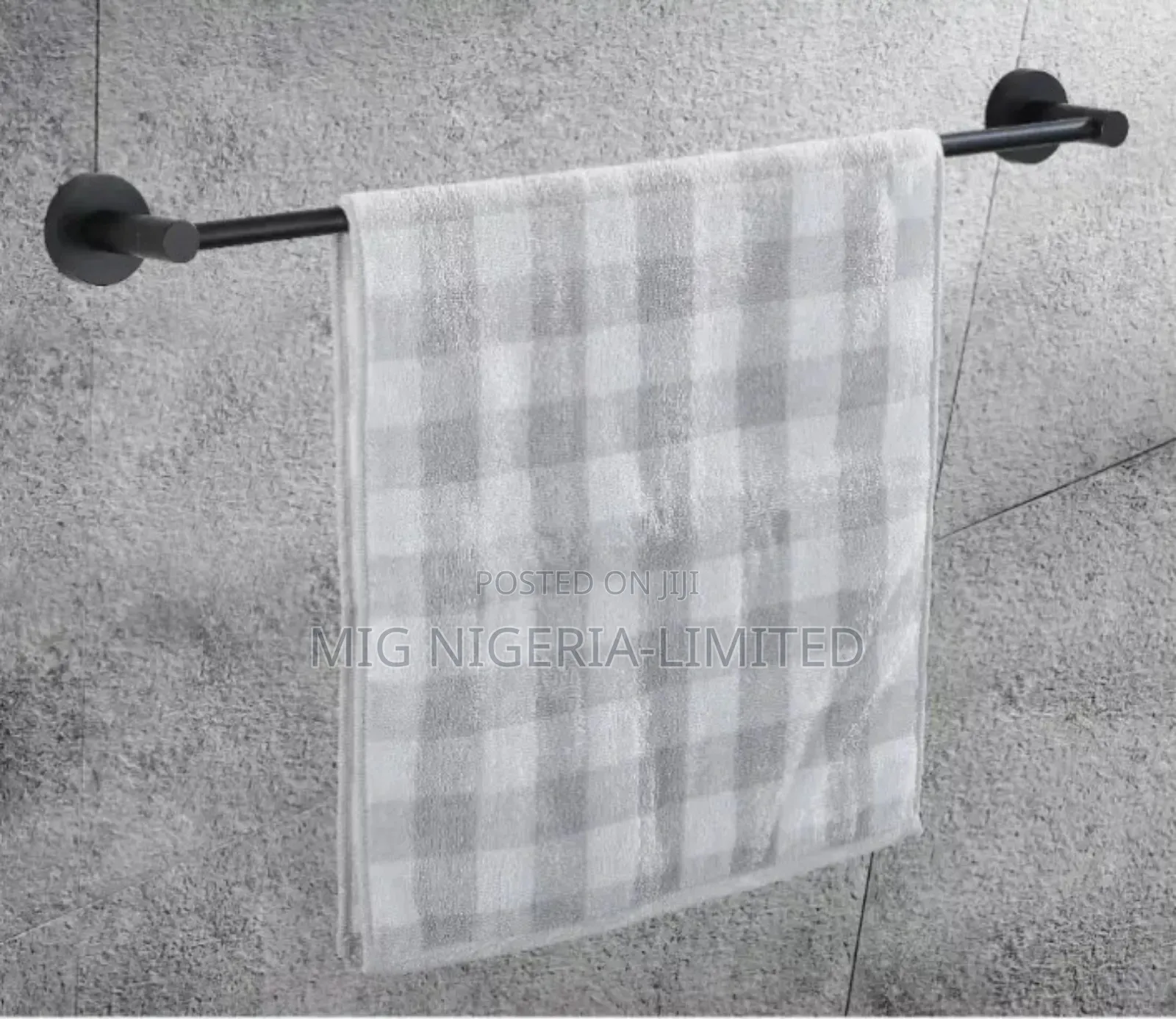 Black Single Towel Rail Bathroom,Toilet Hanger