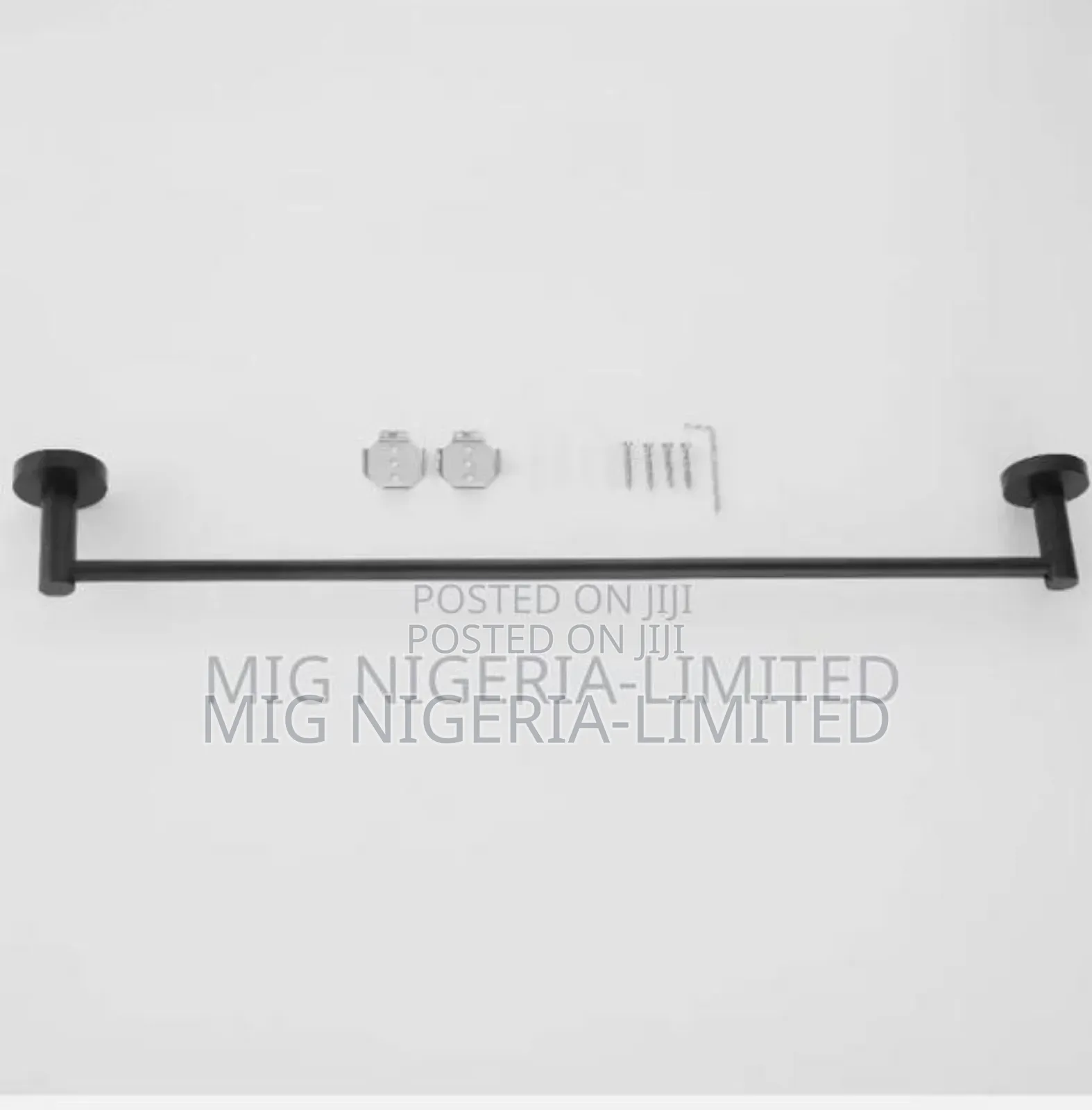 Black Single Towel Rail Bathroom,Toilet Hanger