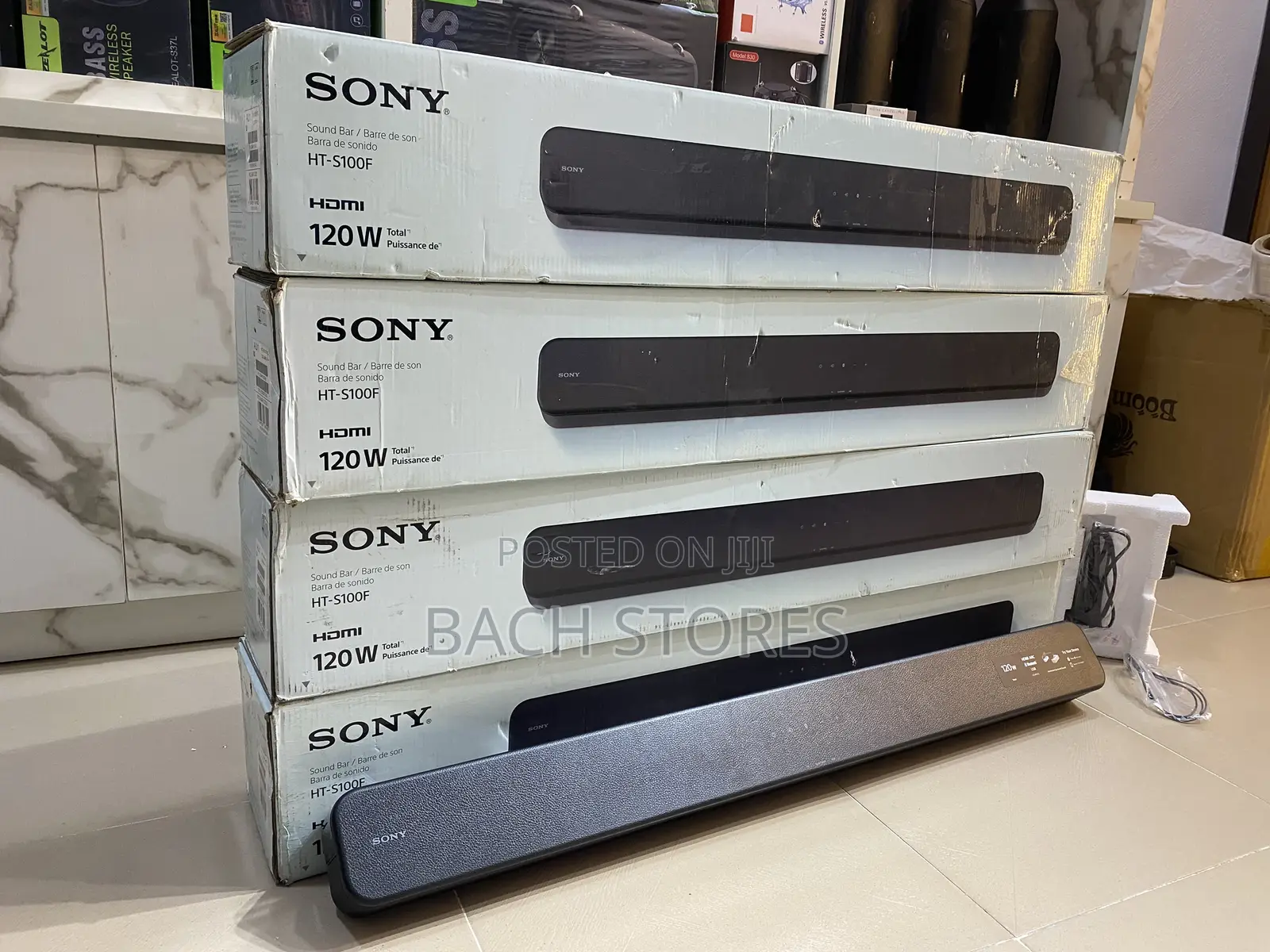 Sony Ht-S100f Single Soundbar With Inbuilt Subwoofer