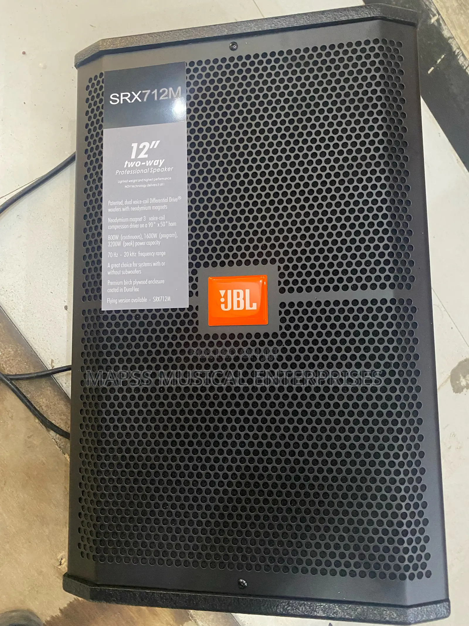 JBL Srx712m Floor Monitor