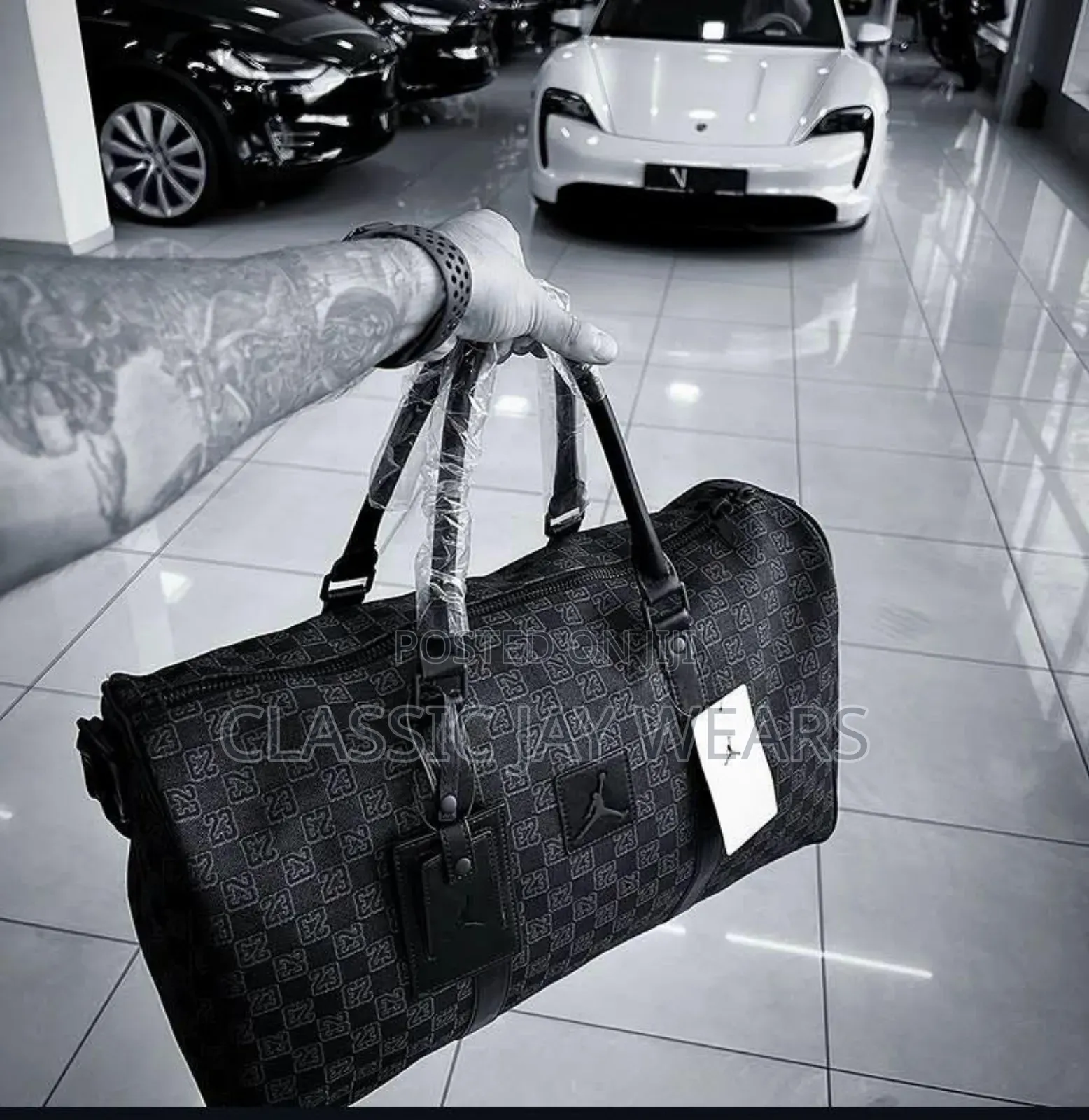 Leather Quality Puma Traveling Bag