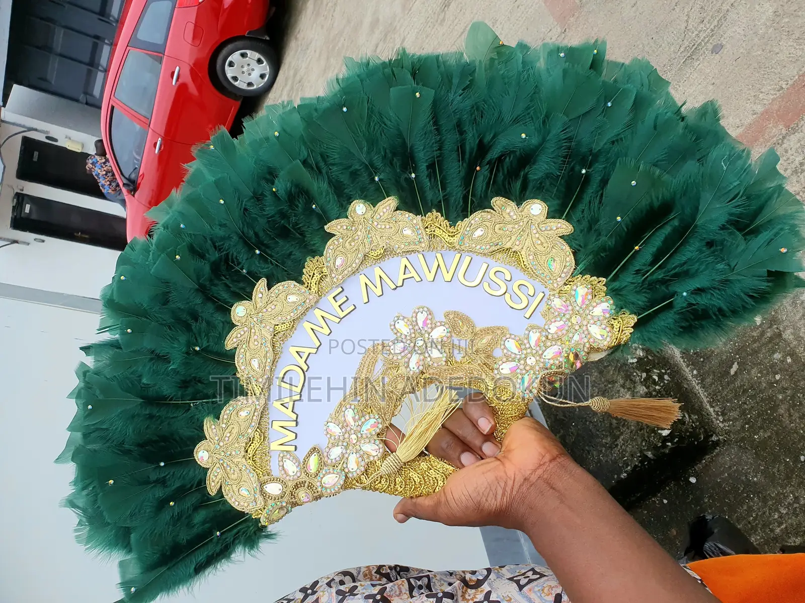 Hand Fan for Brides With Name
