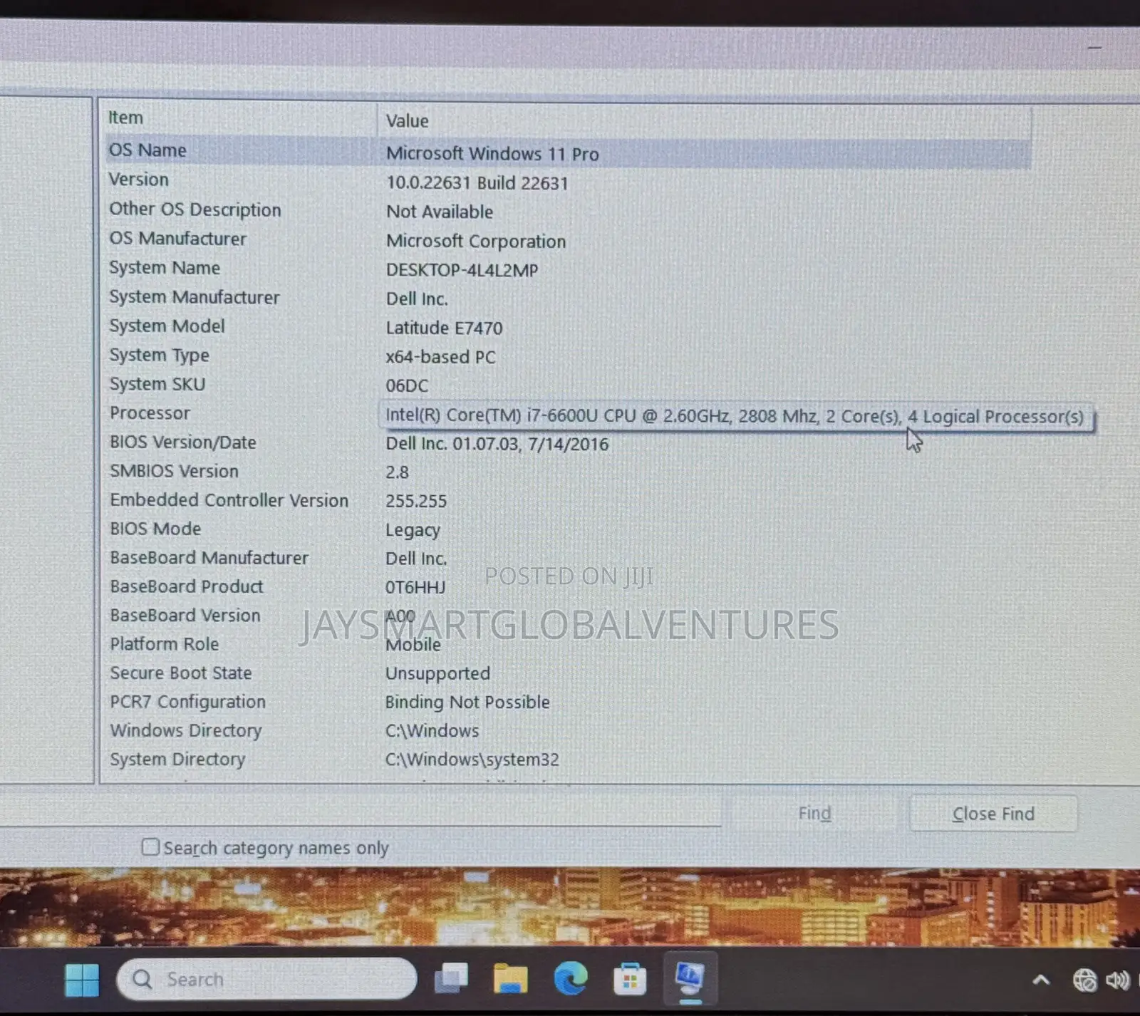 Laptop Dell Latitude E7470 8GB Intel Core i7 SSD 256GB