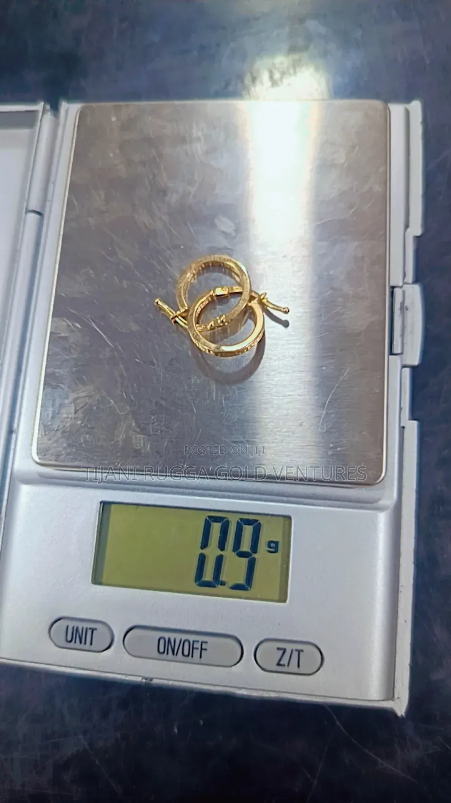 Pure Gold 750 Italy 18karat Baby Earrings
