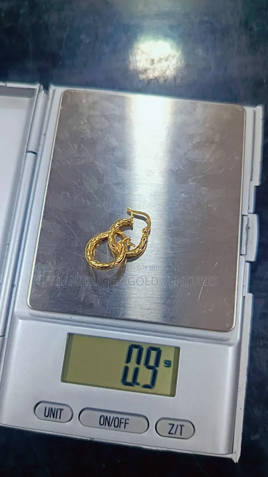 Pure Gold 750 Italy 18karat Baby Earrings