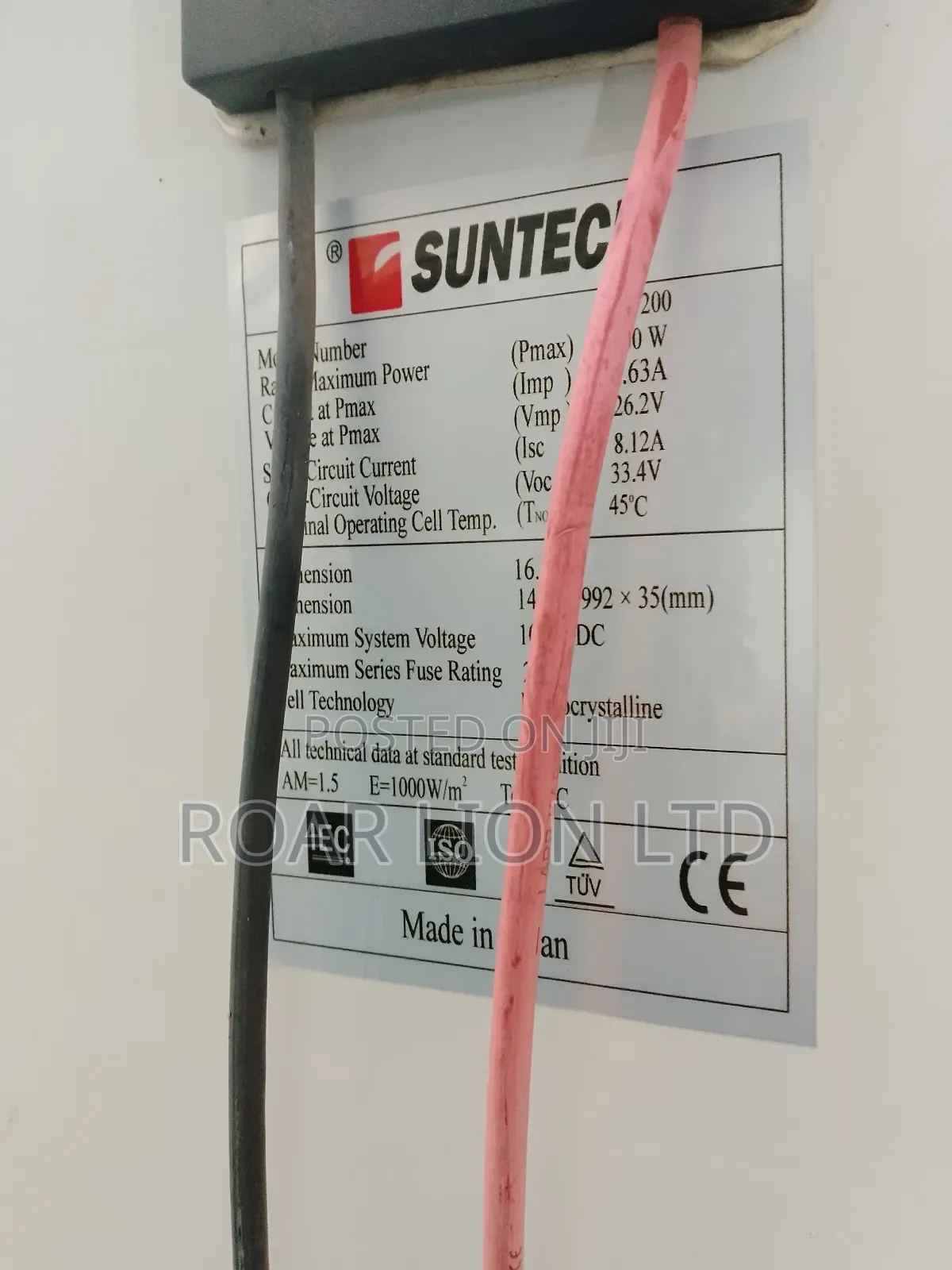 200w Suntech Solar Panels