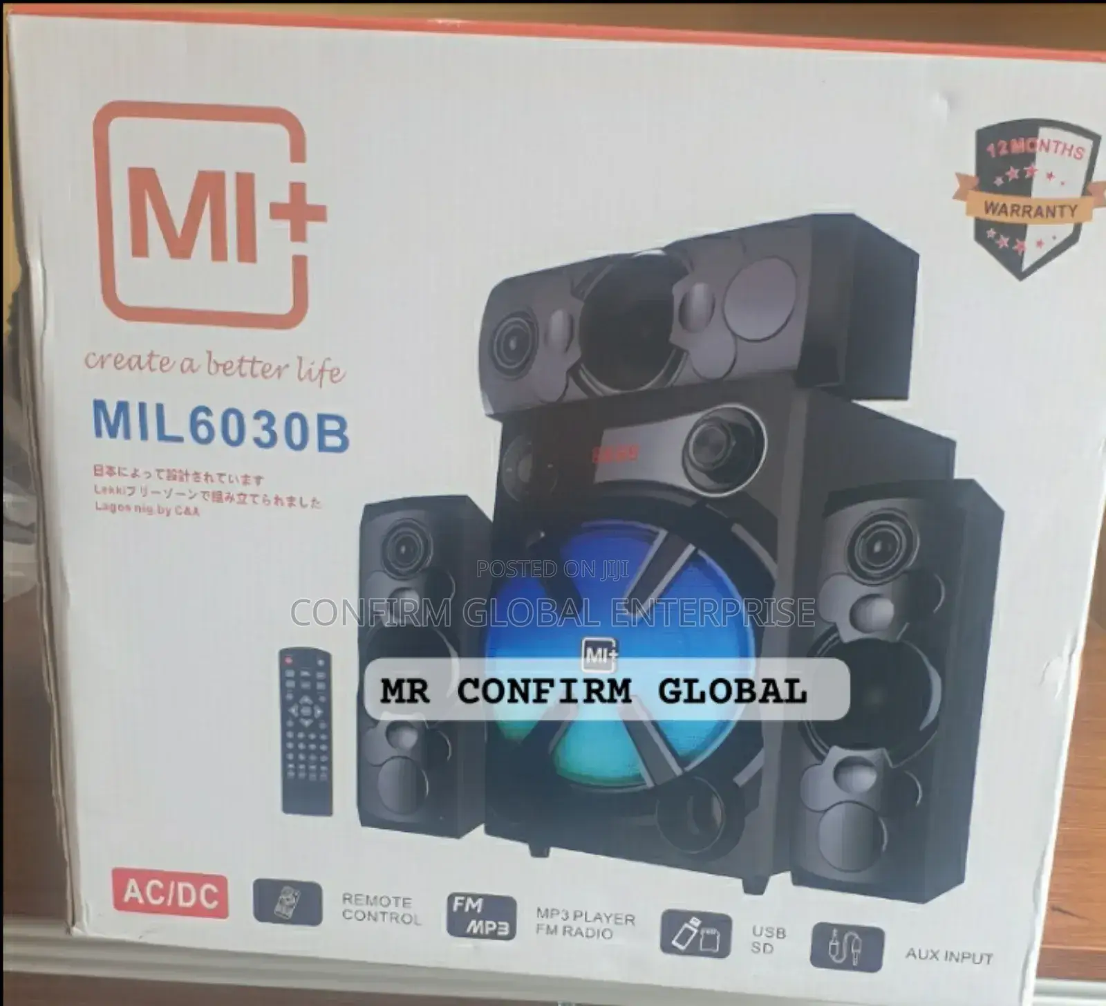 Might Bass Bluetooth Home Theater System