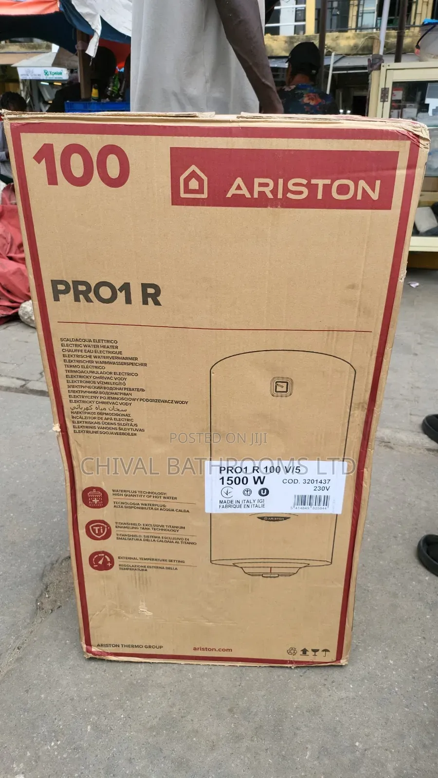 Ariston Italian 100lt Water Heater