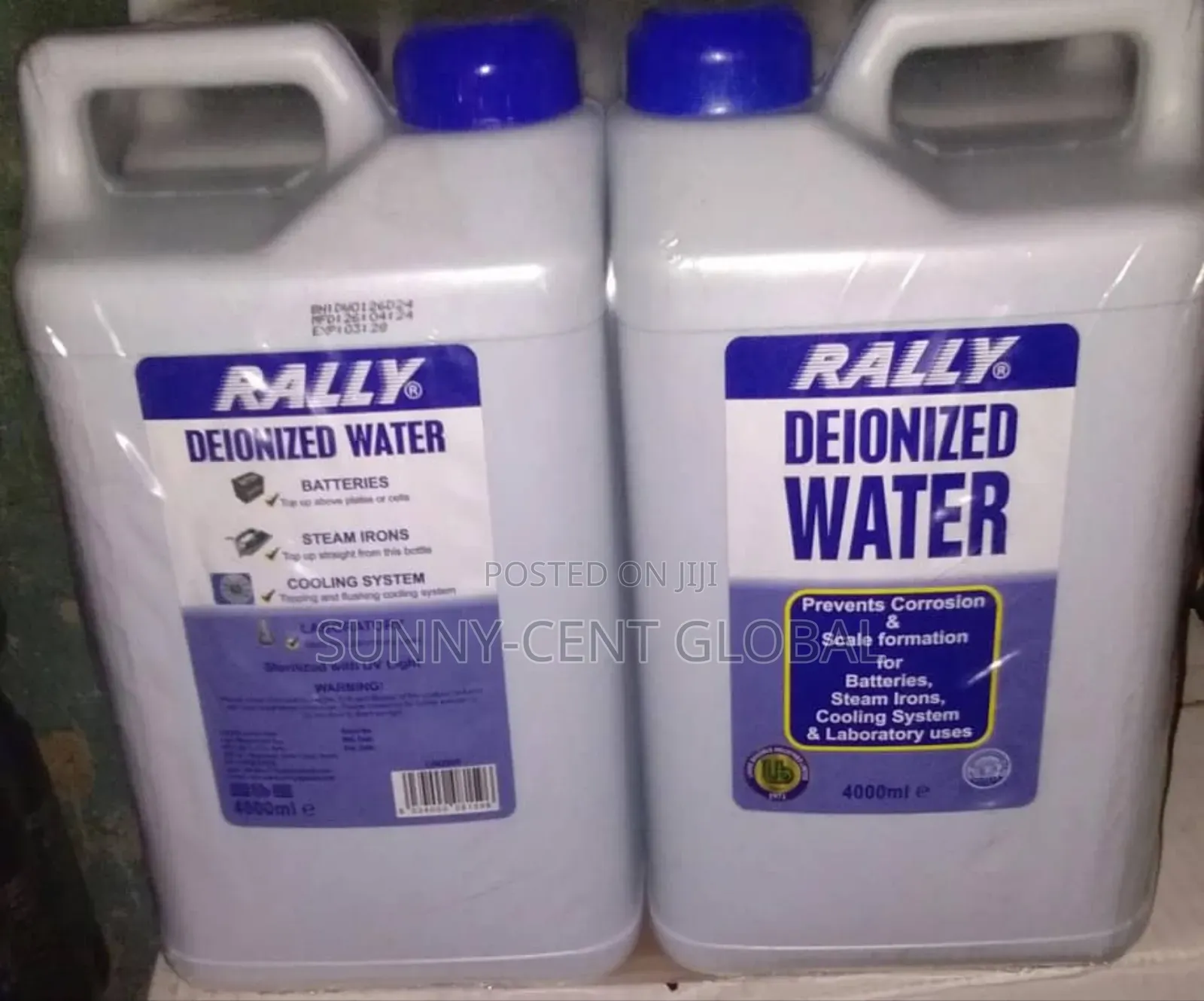 Rally Deionized Water 4l