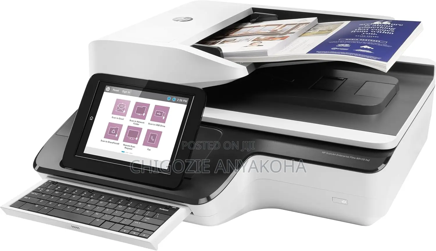 Hp Scanjet Enterprise Flow N9120 Fn2 Document Scanner