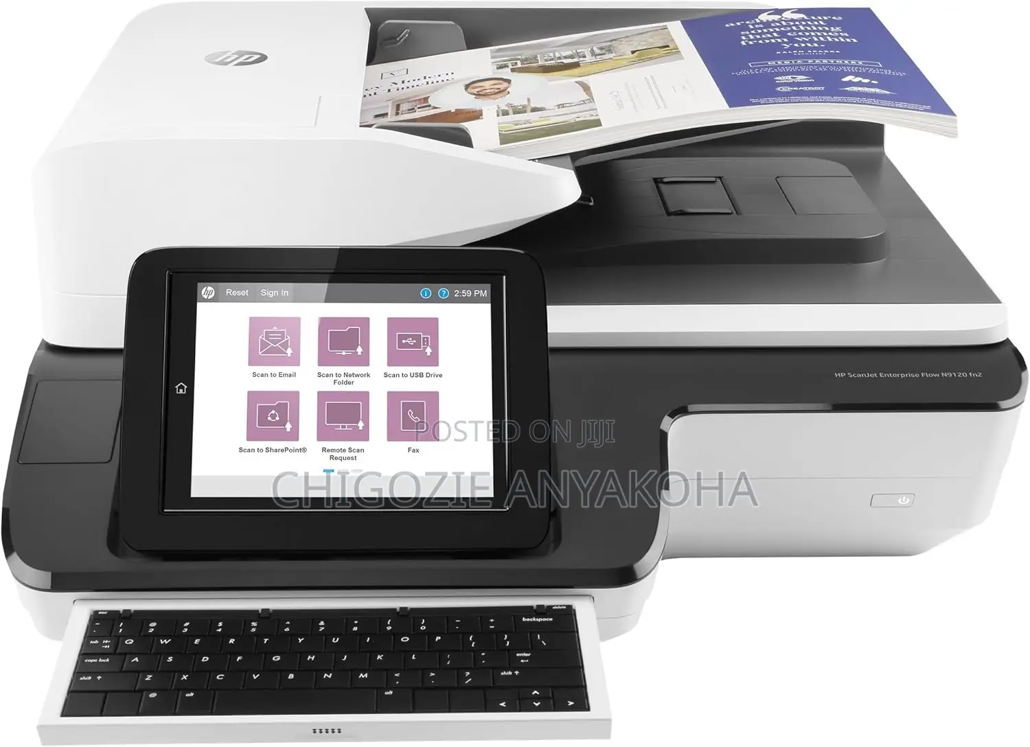 Hp Scanjet Enterprise Flow N9120 Fn2 Document Scanner