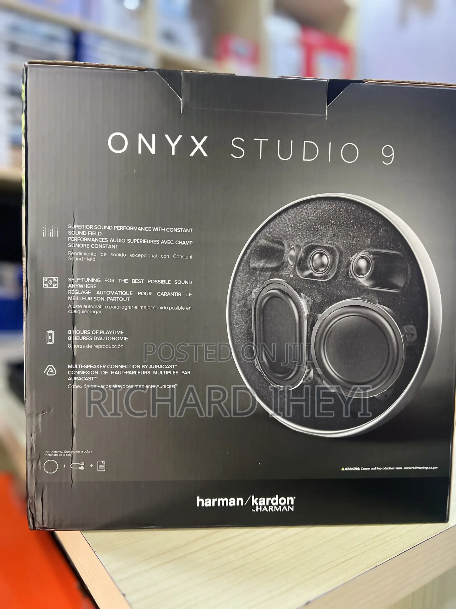 Onyx Studio 9 Portable Bluetooth Stereo