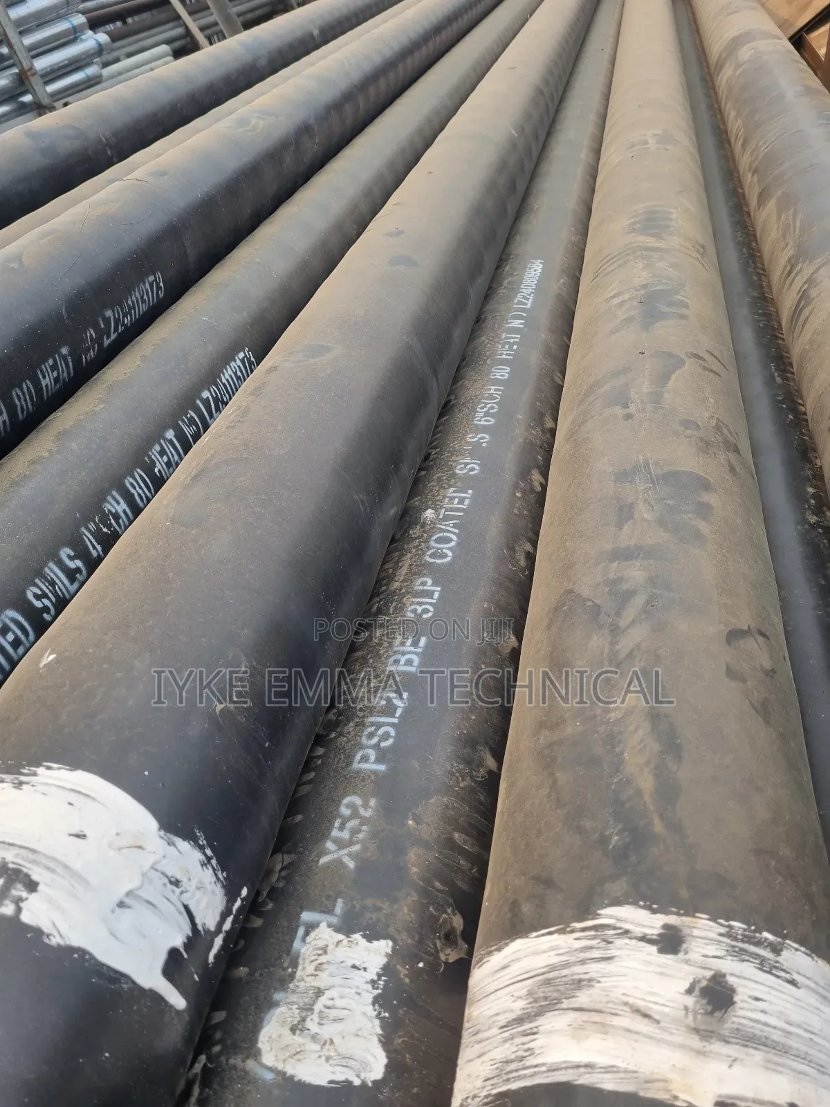 Seamless Carbon Steel Pipe Coated 6" SCH 80