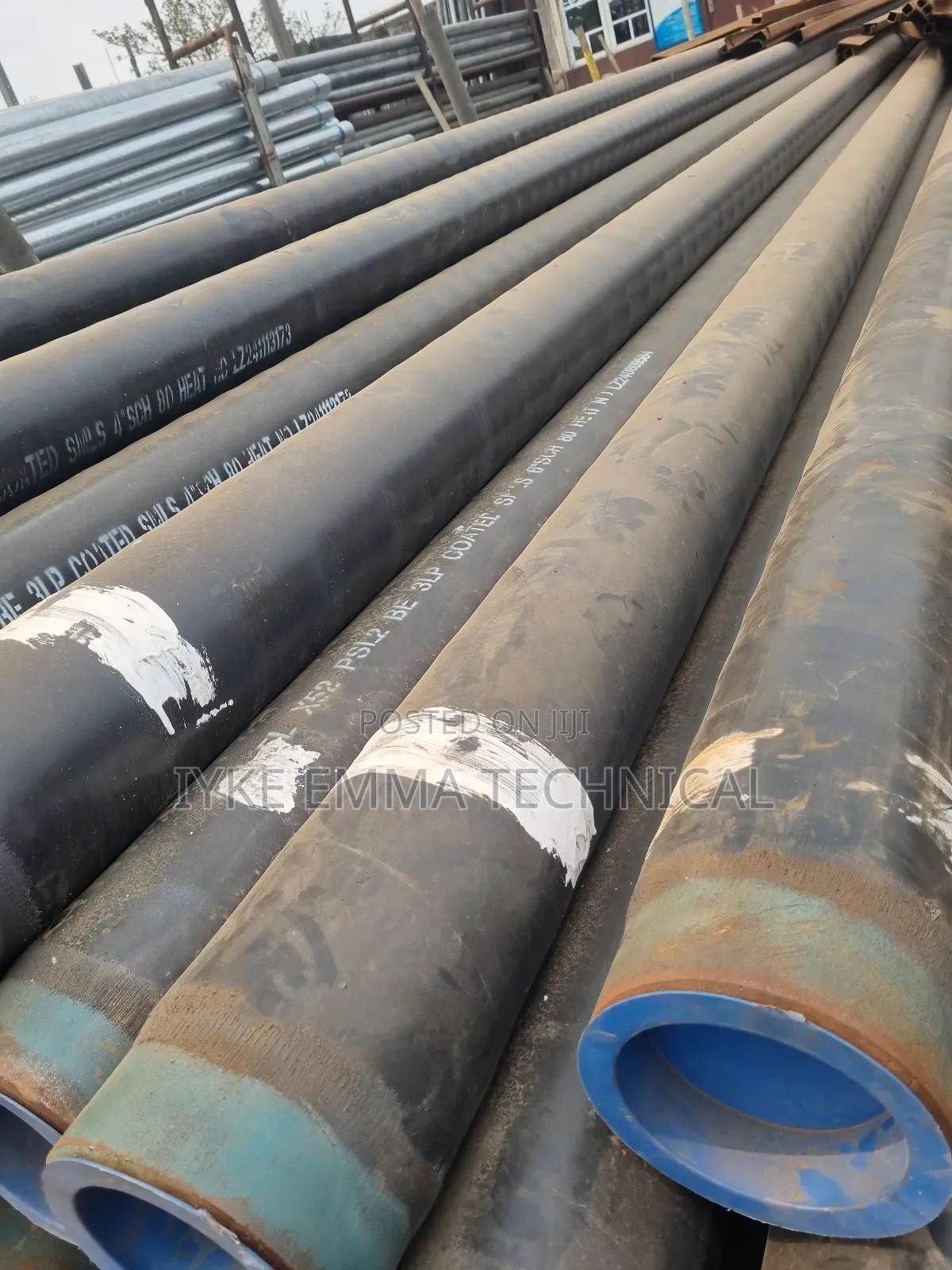 Seamless Carbon Steel Pipe Coated 6" SCH 80
