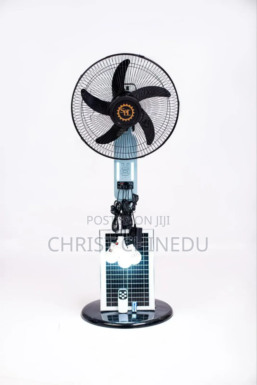 18inches Solar Rechargeable Fan With Remote
