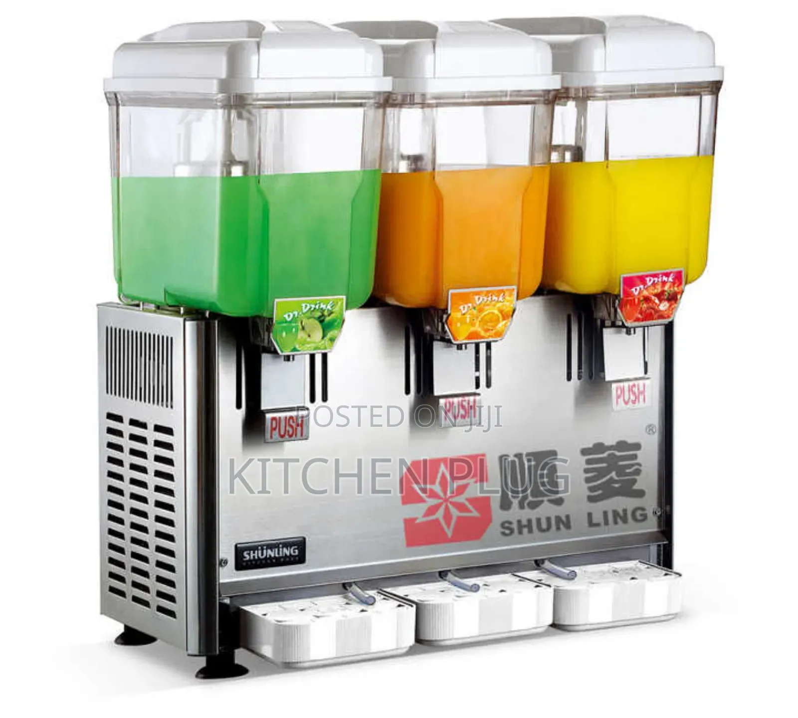 3 Compartment Juice Dispenser (Commercial Use)