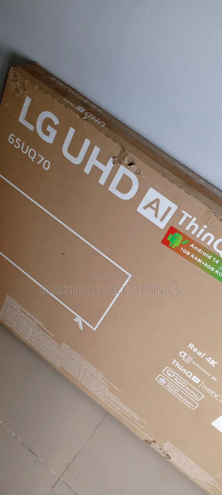 65 Inches Lg Uhd Ai Processor Tv