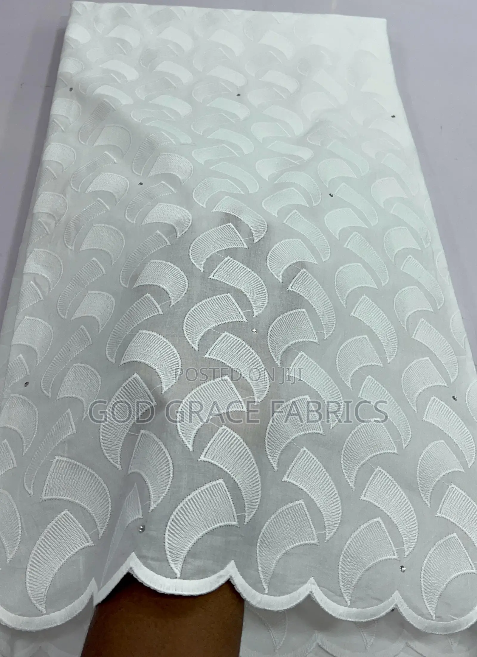 Original Swiss Cotton White Lace