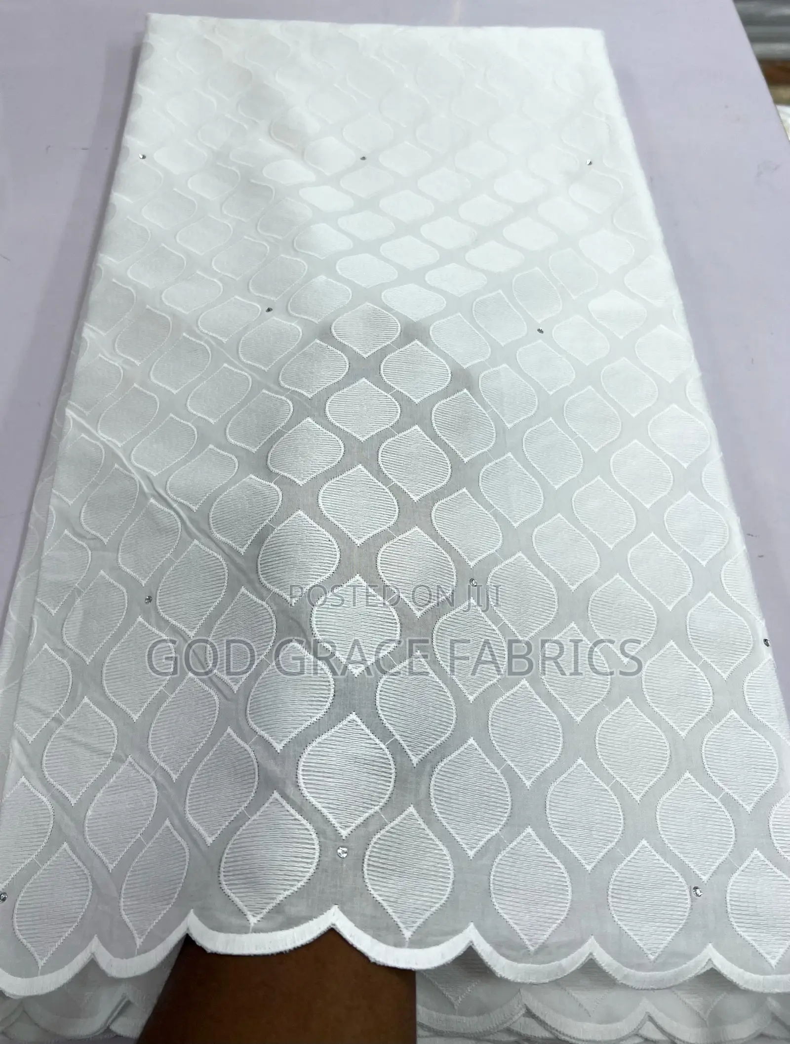 Original Swiss Cotton White Lace