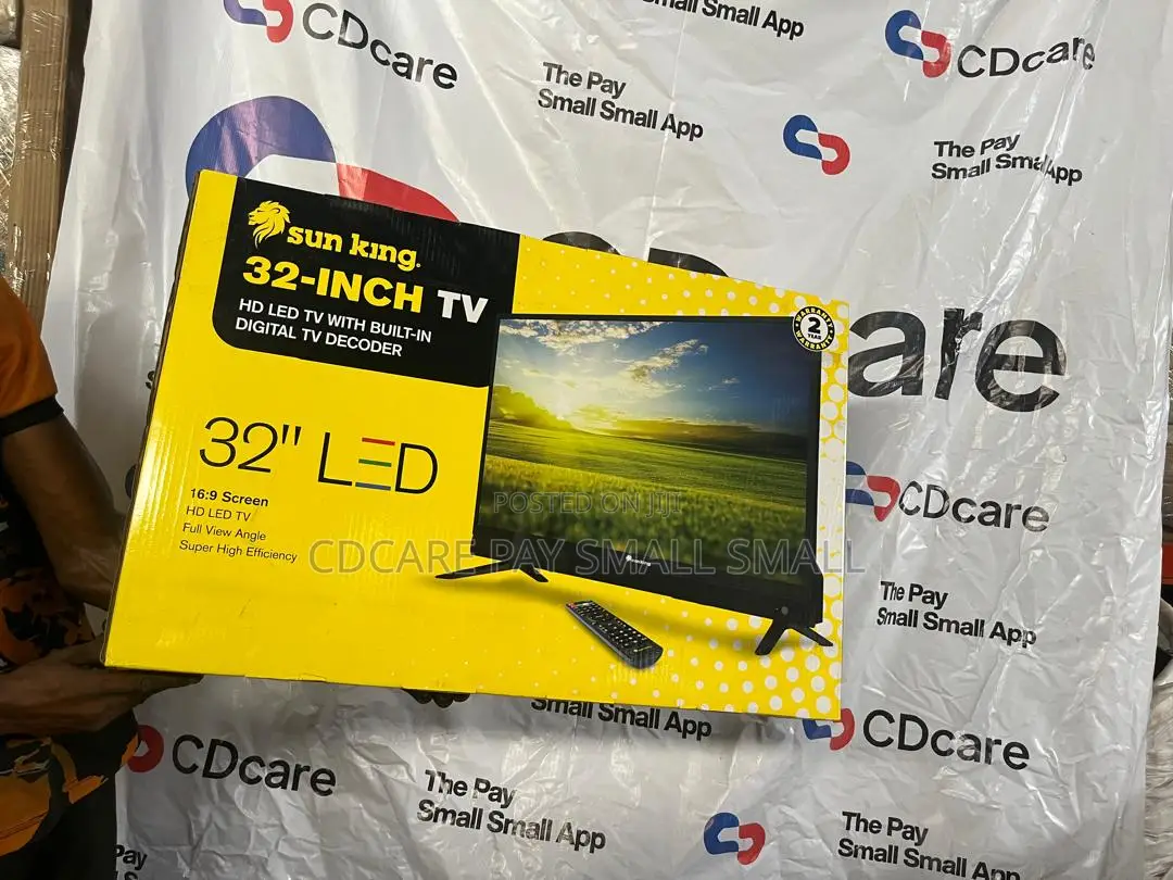 Pay Small Small Sun King 32'' Solar Led Tv On Cdcare.App