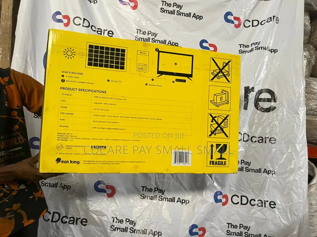 Pay Small Small Sun King 32'' Solar Led Tv On Cdcare.App