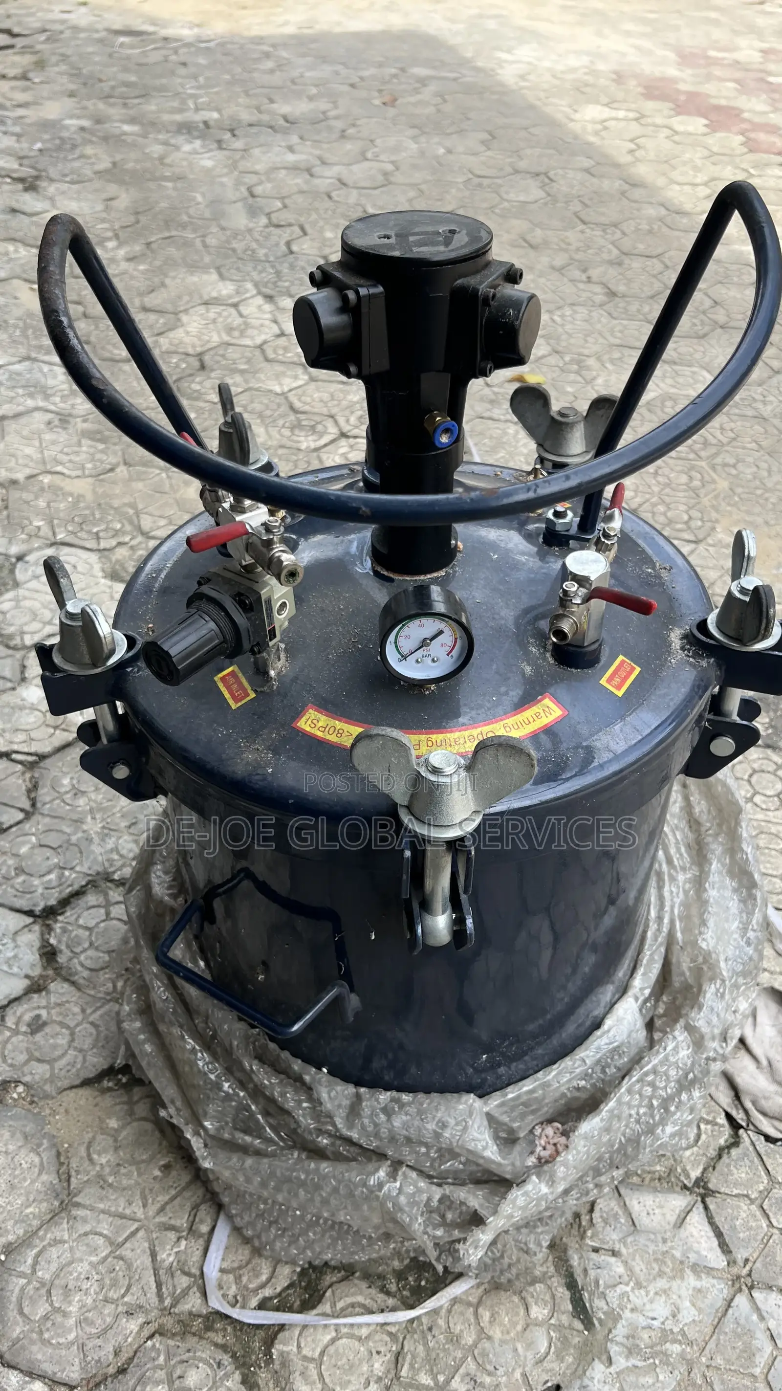 Conventional Air Spray Painting Pressure Pots 40ltrs