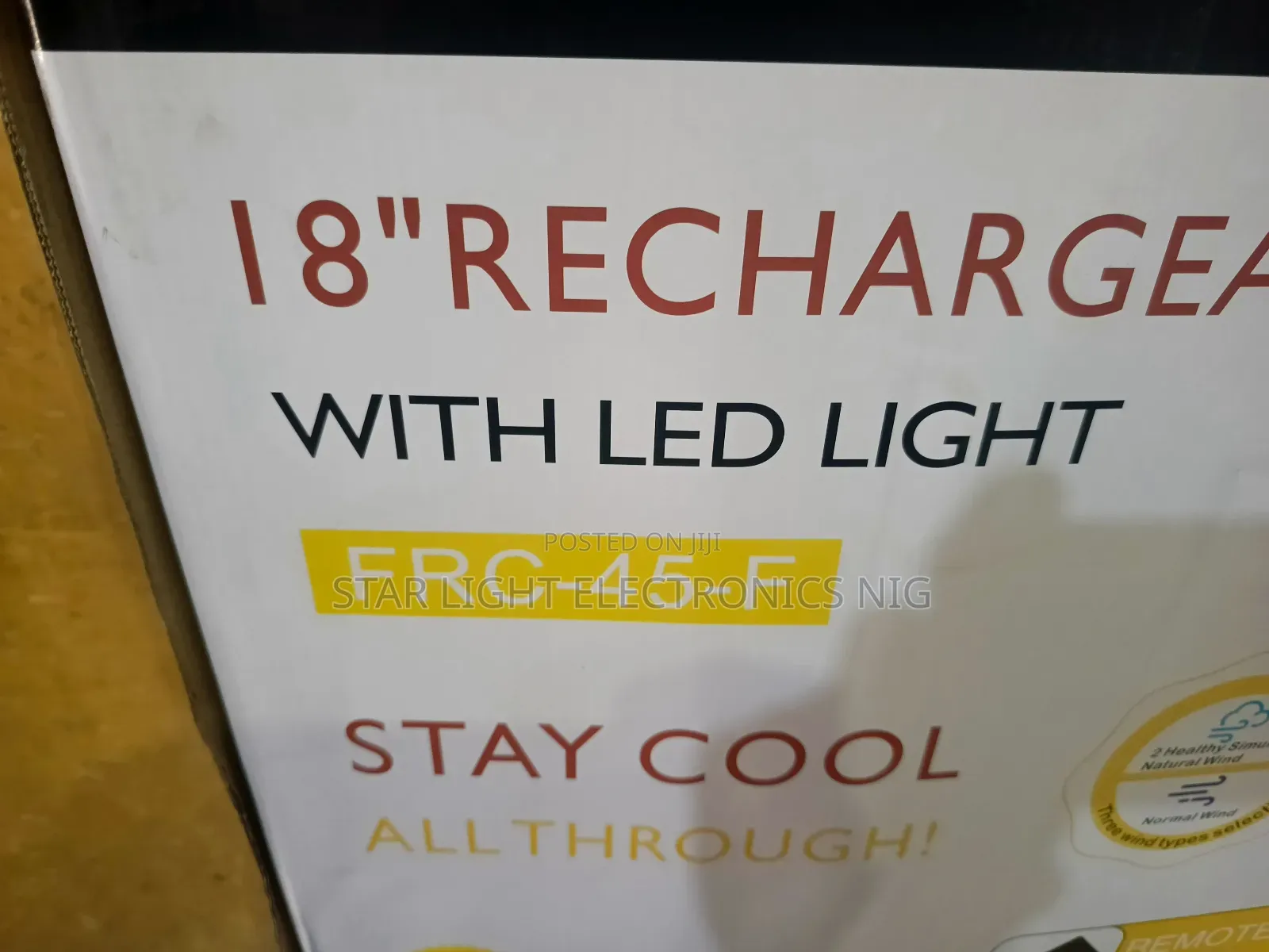 18 Inches Rechargeable Mist Fan Century
