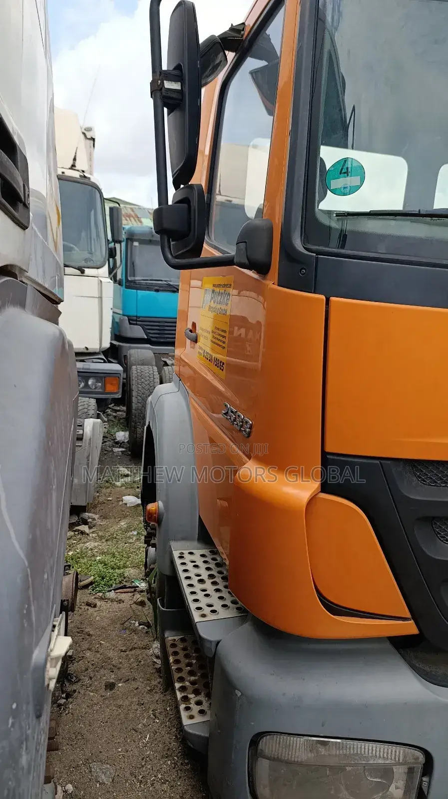 Super Clean Foreign Used Mercedes Benz Axor Cap and Chassis