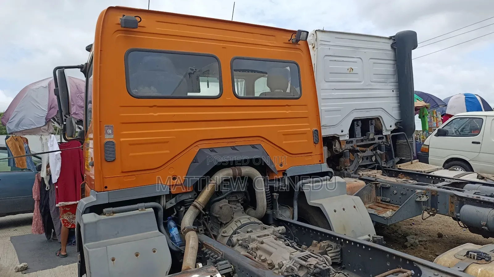 Super Clean Foreign Used Mercedes Benz Axor Cap and Chassis