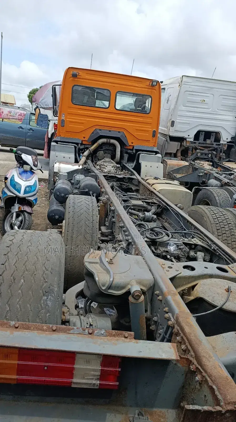 Super Clean Foreign Used Mercedes Benz Axor Cap and Chassis
