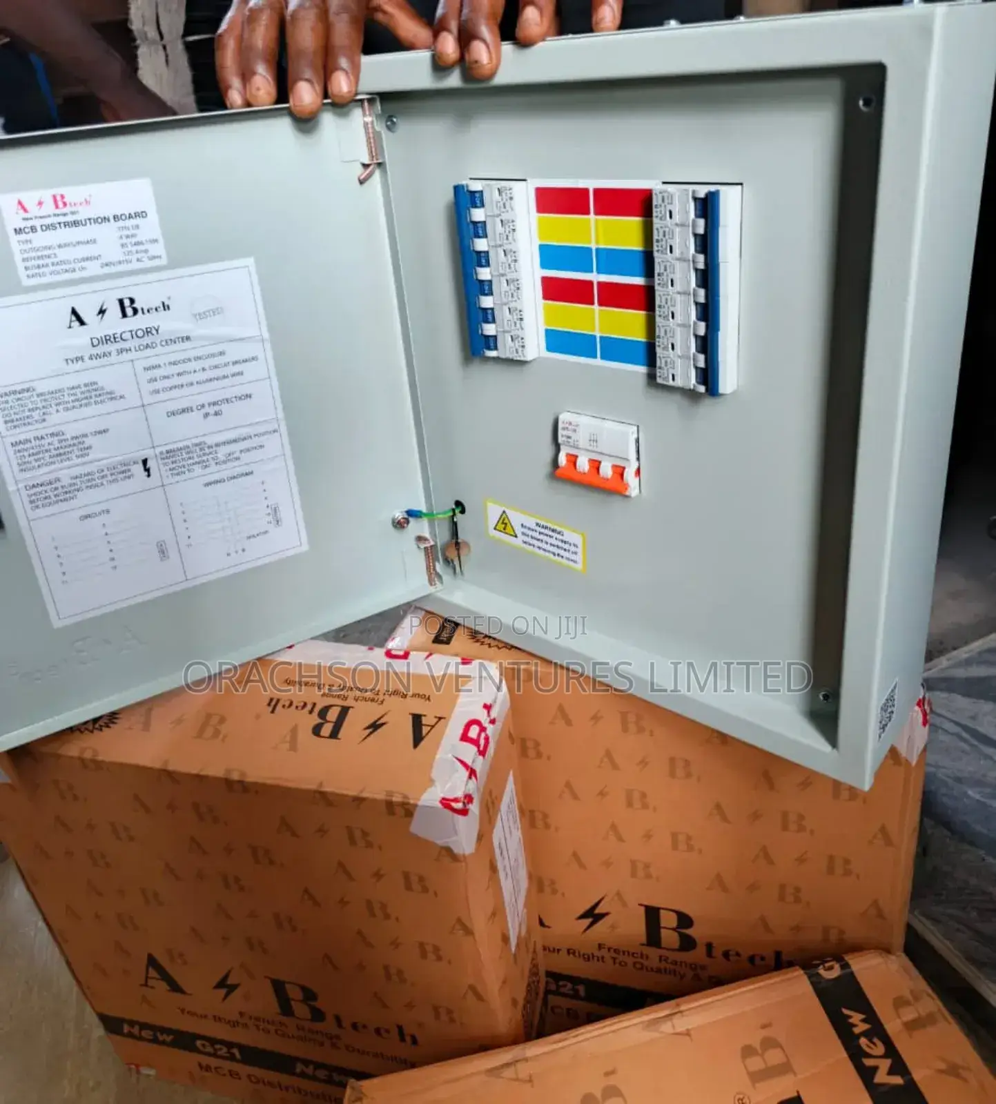 D4 3phase French Rage Distribution Board