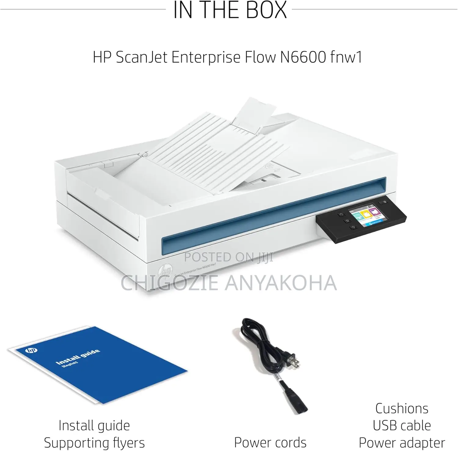 Hp Scanjet Enterprise Flow N6600 Fnw1, Fast 2-Sided Scanner