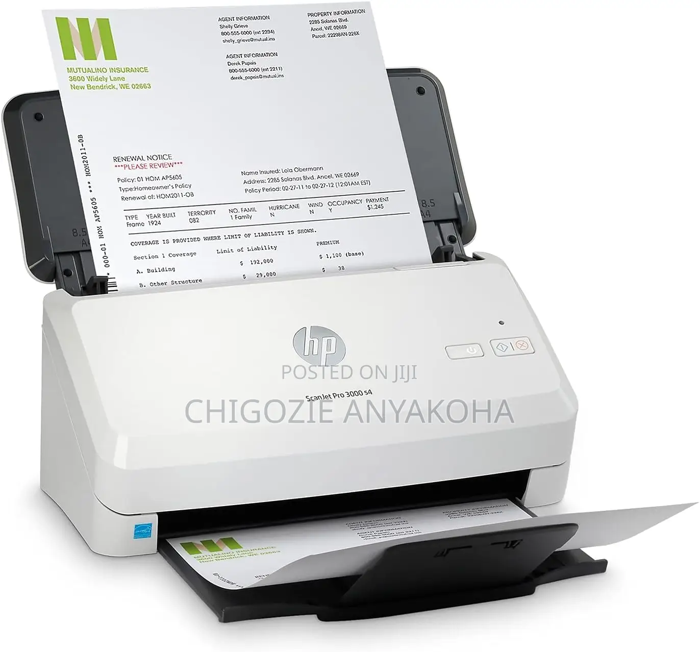 Hp Scanjet Pro 3000 S4 Sheet-feed Scanner 6fw07a