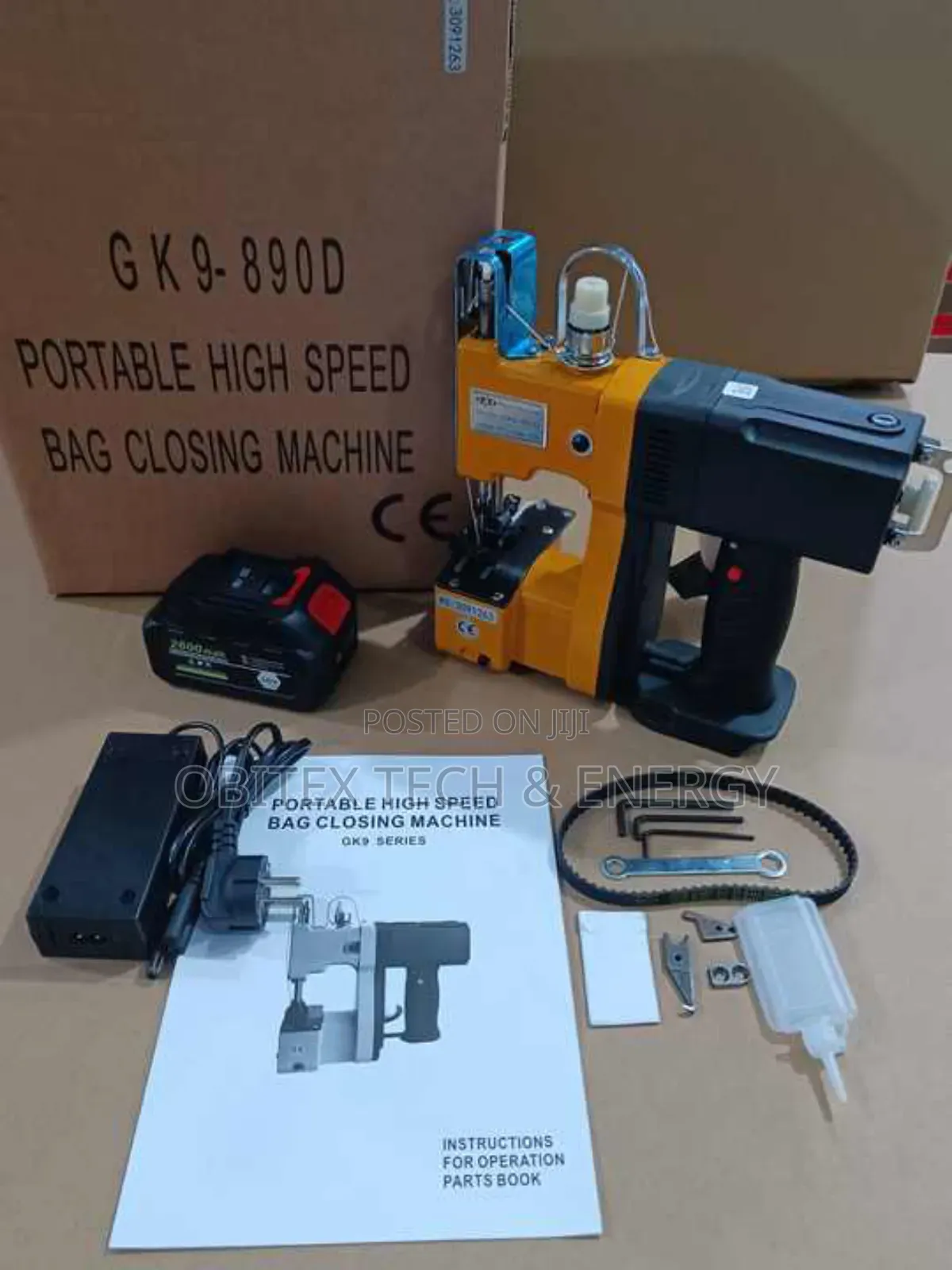 36v Portable Bag Closer Sewing Machine – Battery Powered